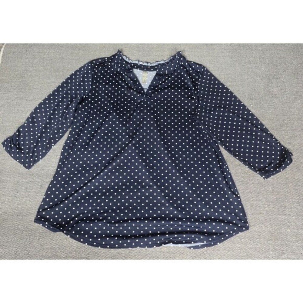 Polka Dot Women's Short‎ Sleeve Blouse Retro Rockabilly Button Up Top [Size] XL